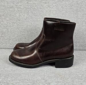 Durango Side Zip Ankle Boots Square Toe Dress Boots Mens Sz 10.5D